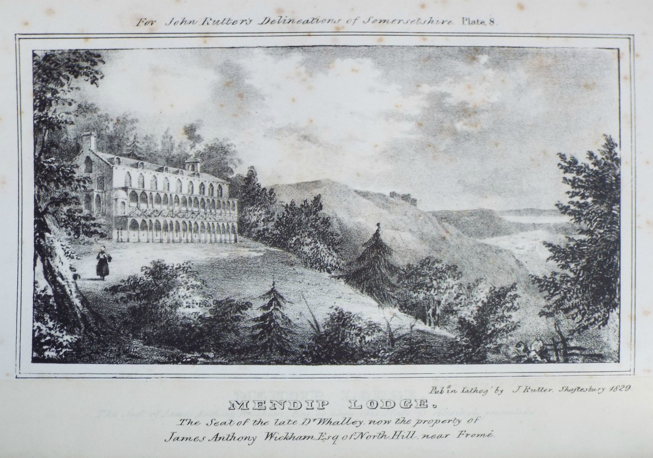 Lithograph - Mendip Lodge