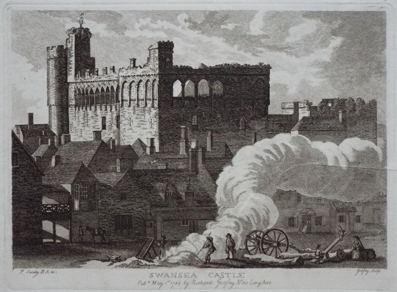 Print - Swansea Castle - 