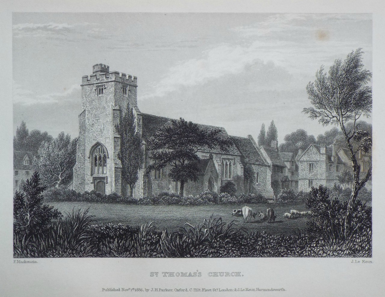 Print - St. Thomas's Church. - Le