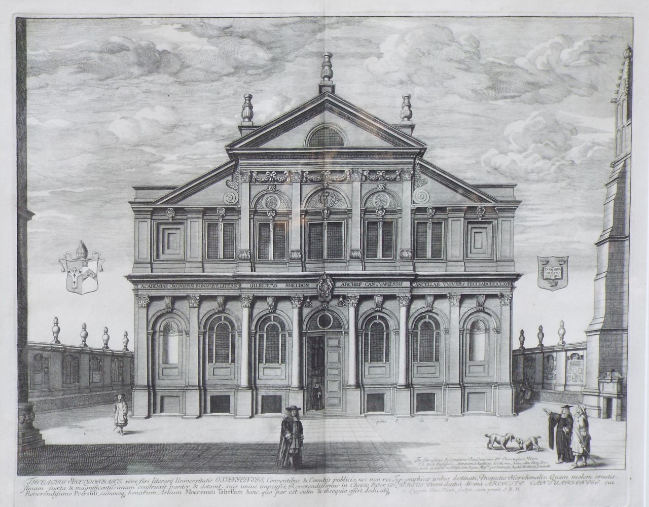 Print - Sheldonian Theatre - Loggan