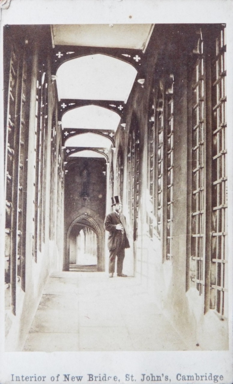 Photograph - Interior of New Bridge, St. John's, Cambridge