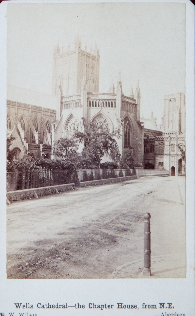 Photograph - Wells Cathedral - the Chapter House, from N.E.