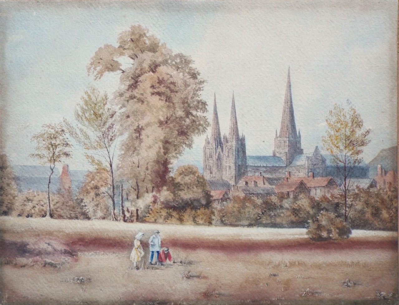 Watercolour - Lichfield Cathedral
