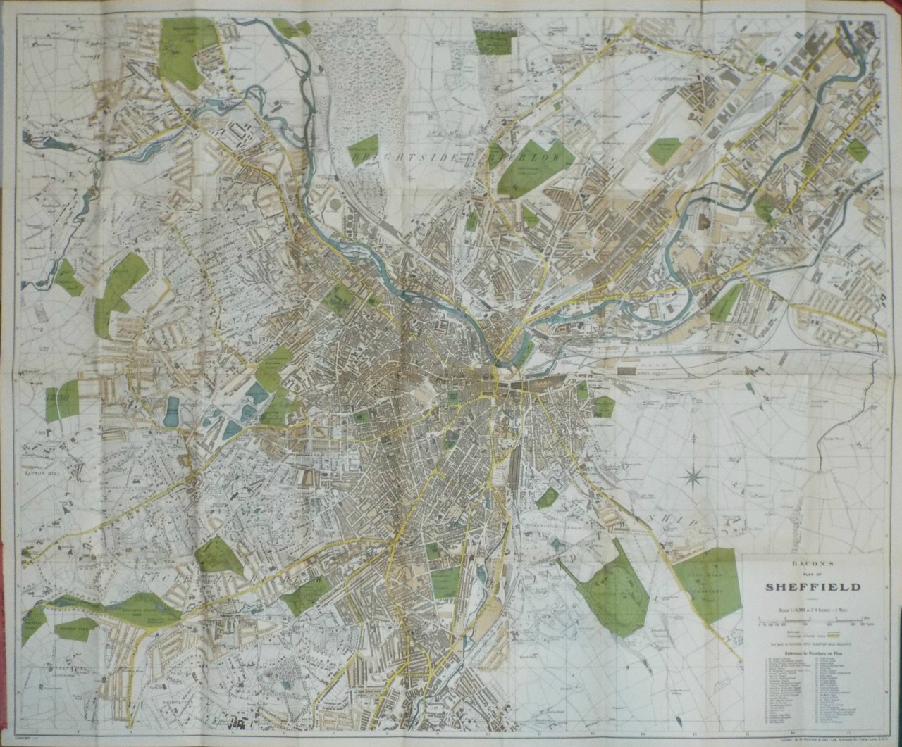 Map of Sheffield - Sheffield