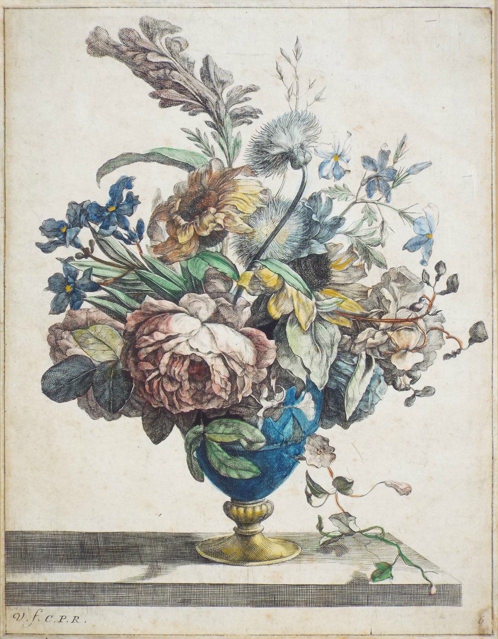 Print - (Vase of Flowers) - Vauquer