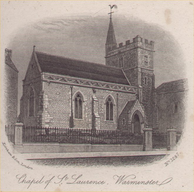 Steel Vignette - Chapel of St.Lawrence,  Warminster - Kershaw