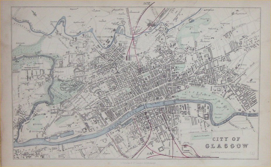 Map of Glasgow - Glasgow