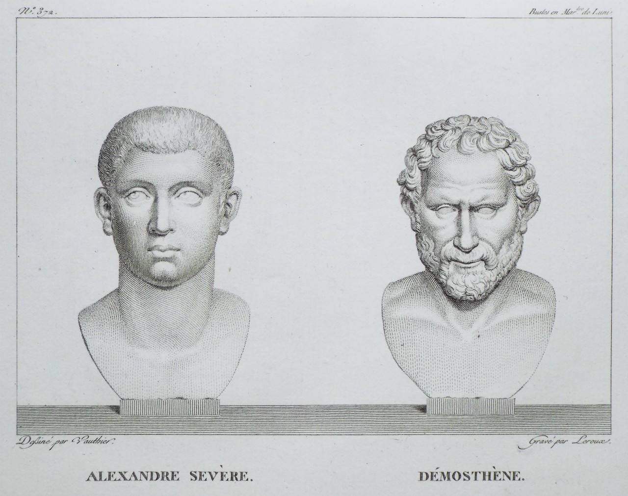 Print - Alexande Severe. Demosthene.