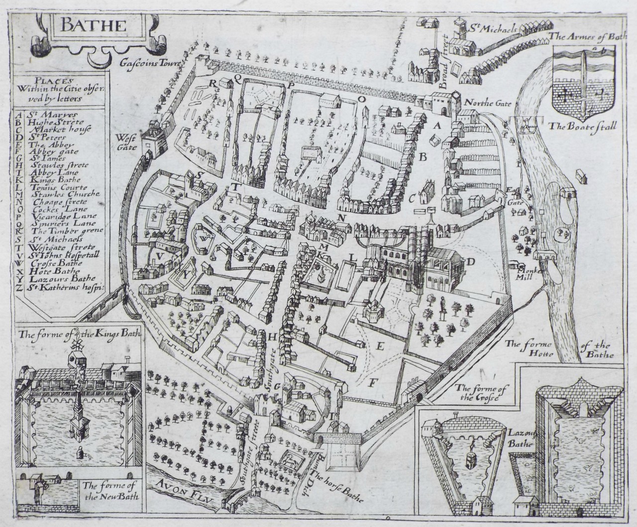 Map of Bath - Bath