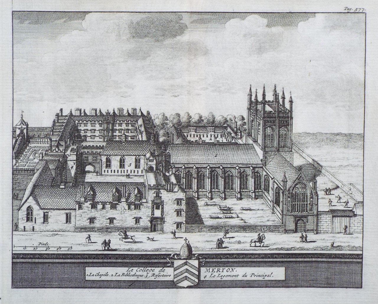 Print - Le College de Merton.