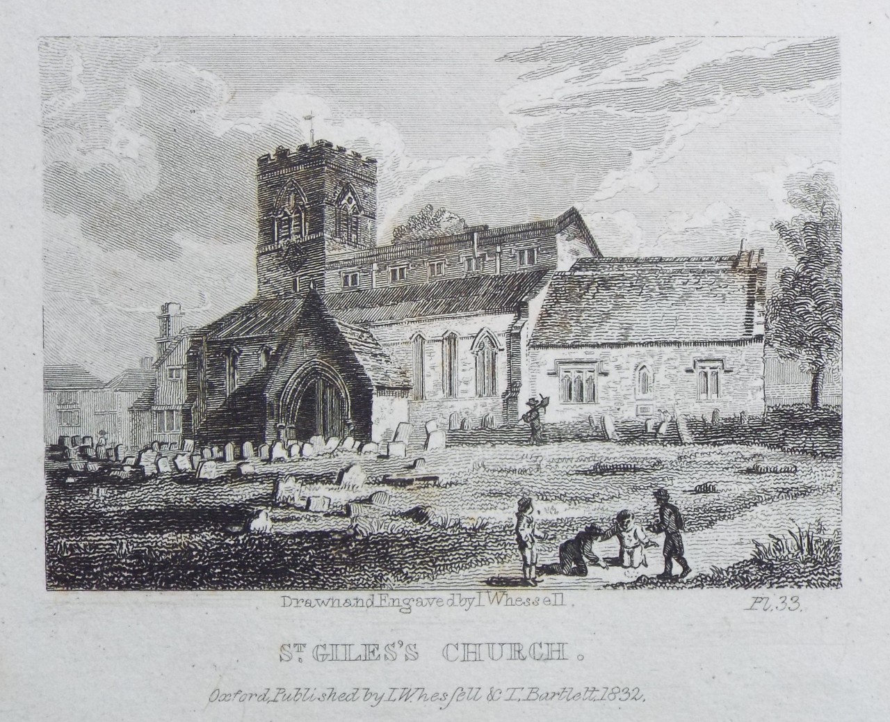 Print - St. Giles's Church. - Whessell