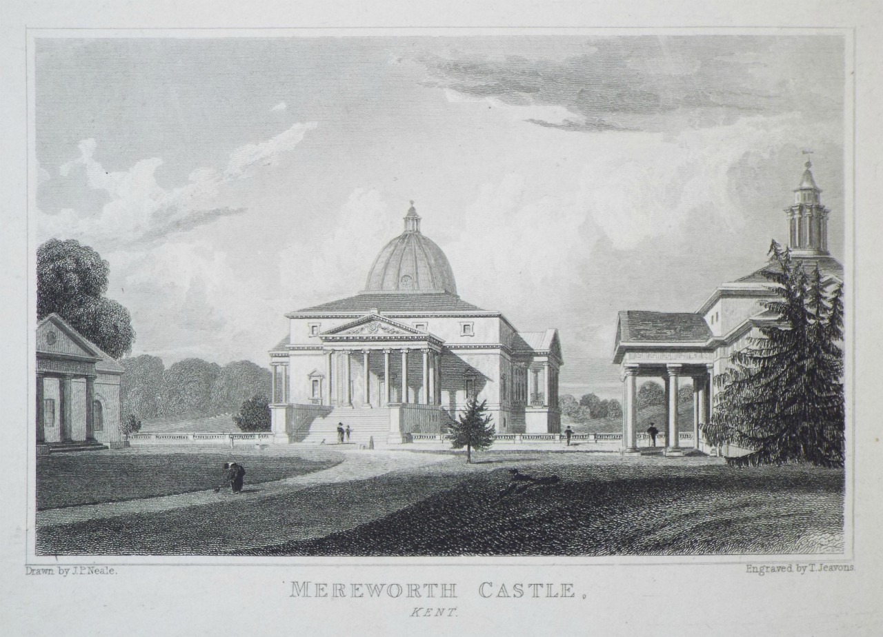 Print - Mereworth Castle, Kent. - Jeavons