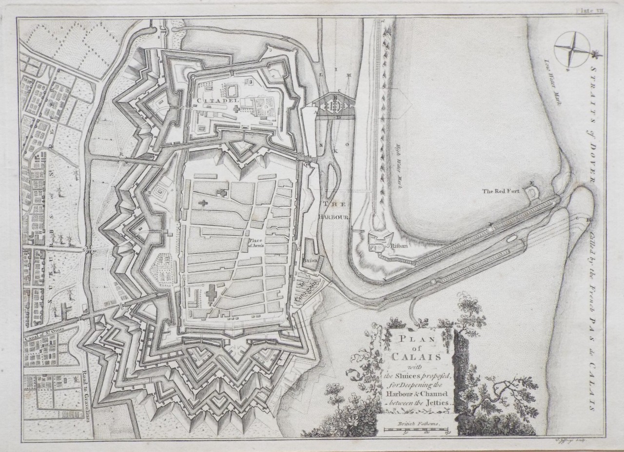 Map of Calais - Calais