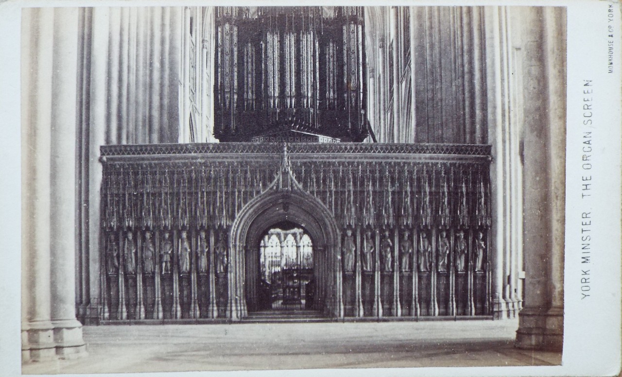 Photograph - York Minster The Organ Screen