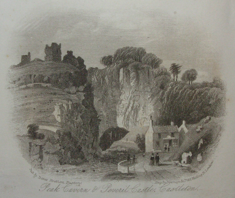 Steel Vignette - Peak Cavern & Peveril Castle, Castleton. - Newman