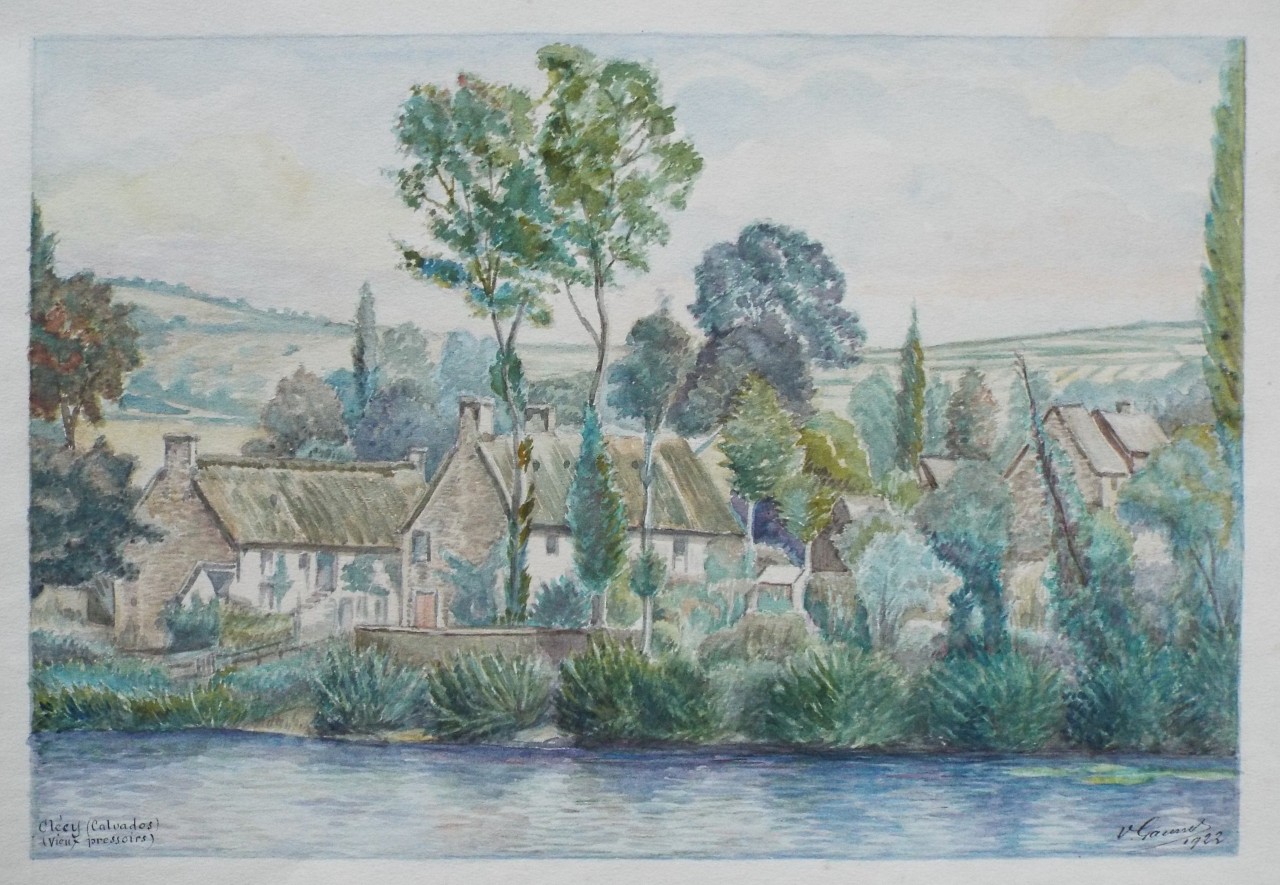 Watercolour - Clecy (Calvados) (Vieux pressoires)