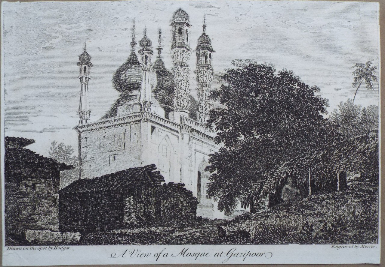 Print - A View of a Mosque at Gazipoor. - 
