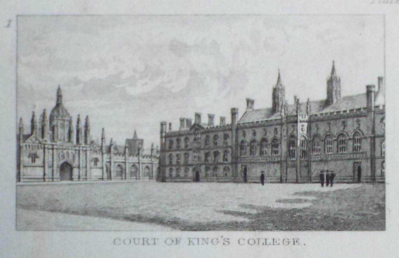 Print - Court of King's College. - Rawle