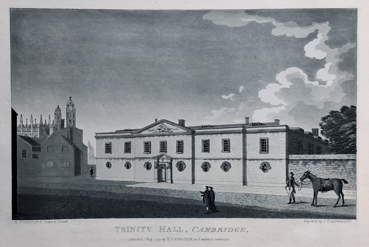 Aquatint - Trinity Hall, Cambridge. - Cartwright