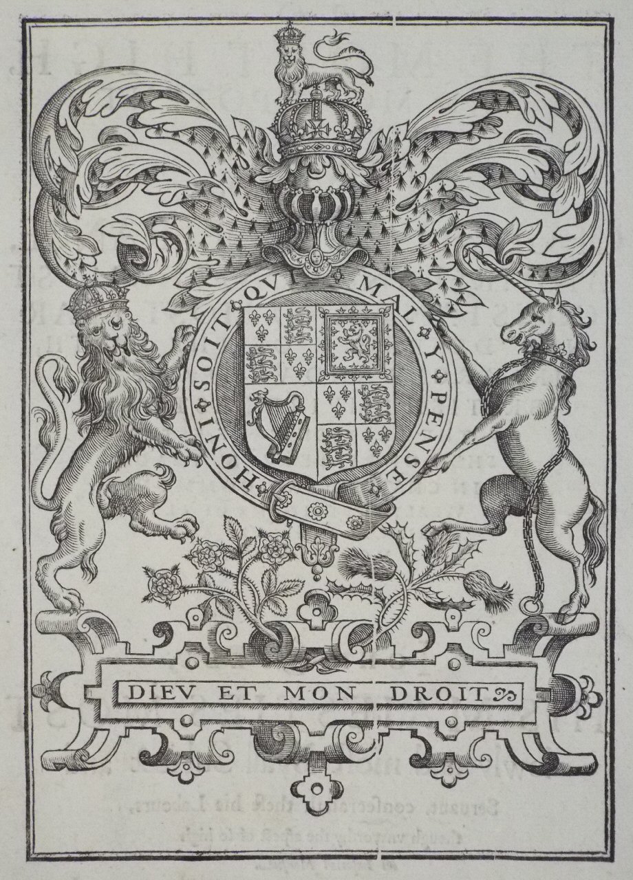 Print - Arms of King Charles I
