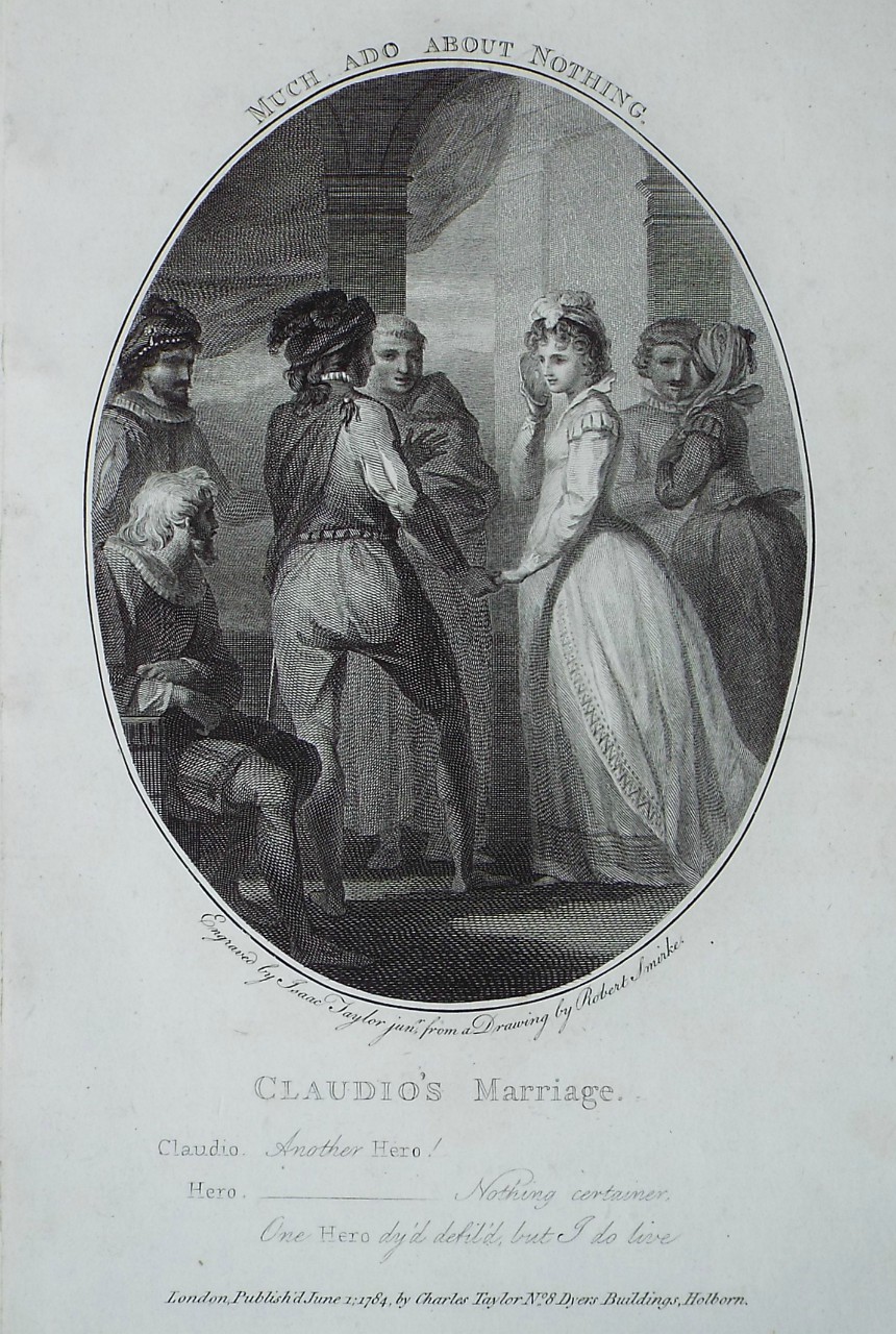 Print - Much Ado about Nothing. Claudio's Marriage. - Taylor