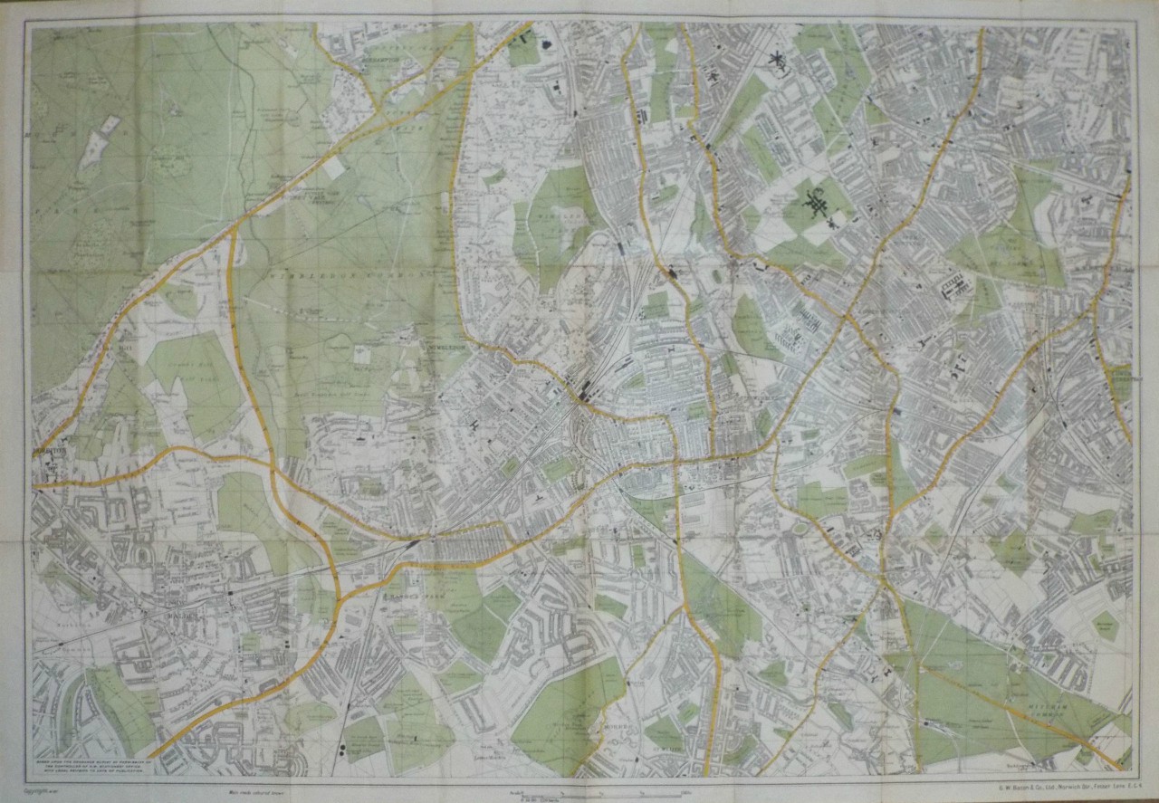 Map of Wimbledon - Wimbledon