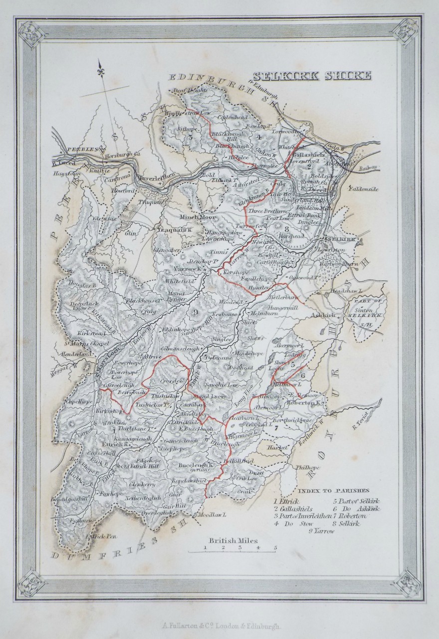 Map of Scotland - Fullarton