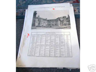 Print - Rhodes House (Oxford Almanack 1930)