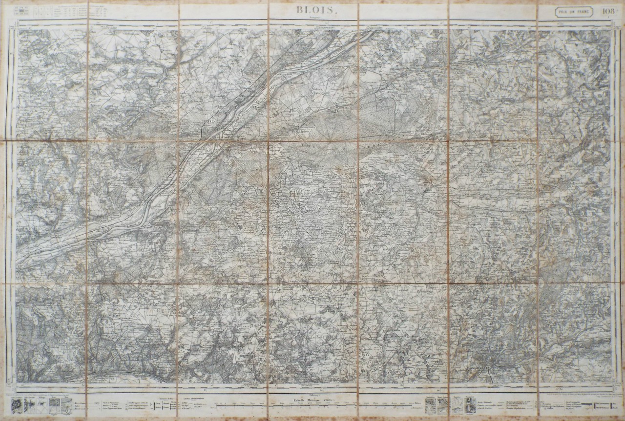 Map of Blois