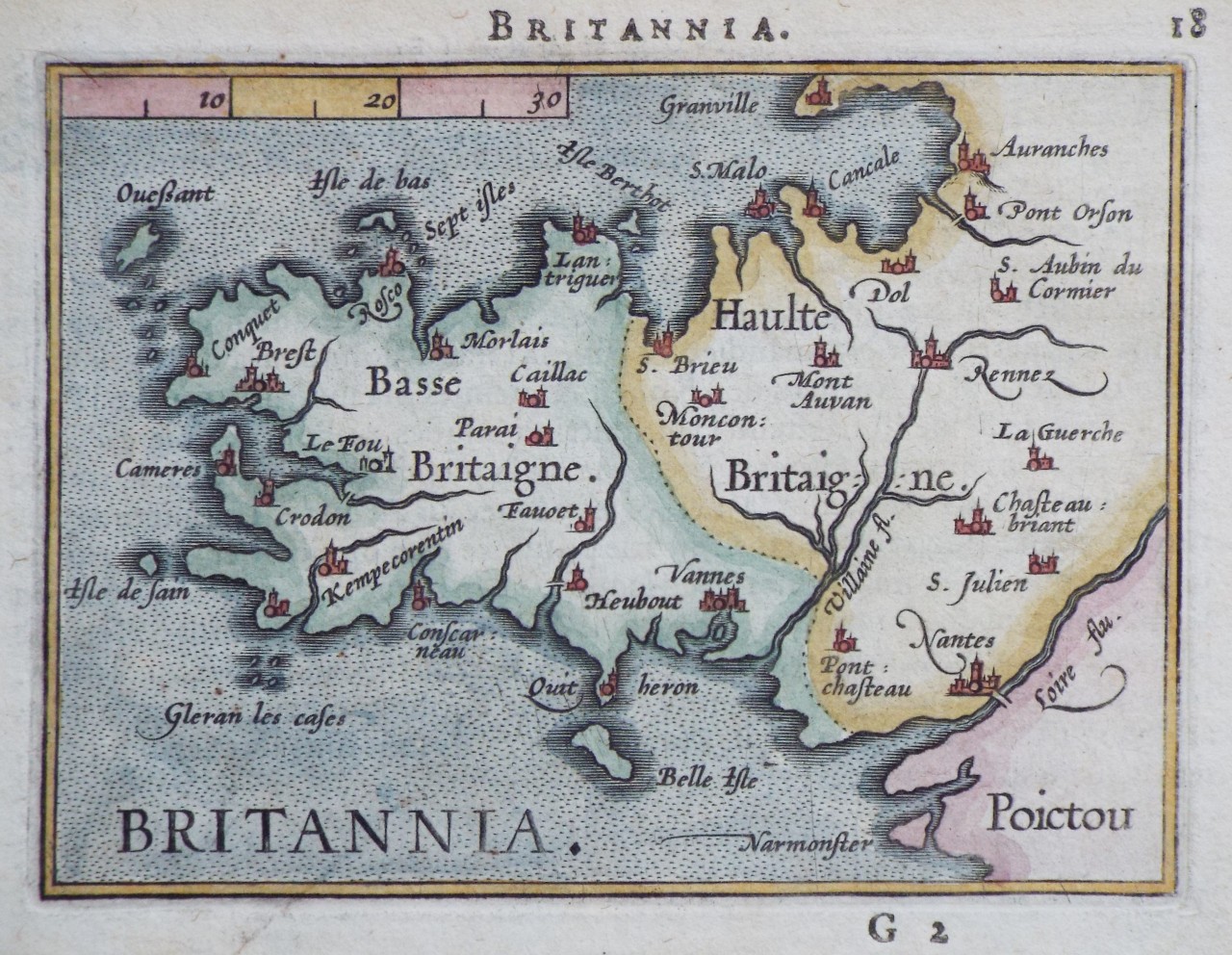 Map of Brittany