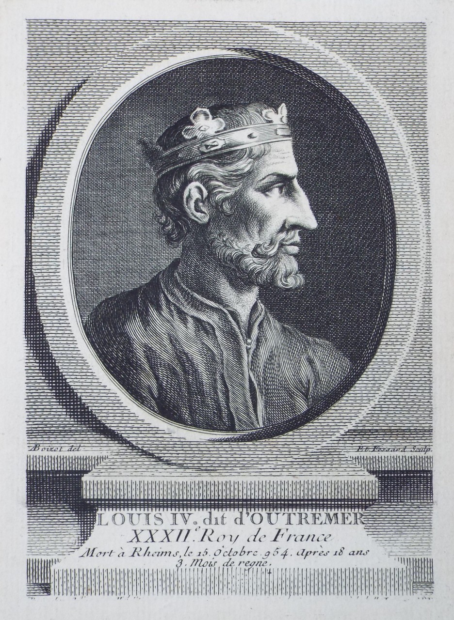 Print - Louis IV, dit d'Outremer