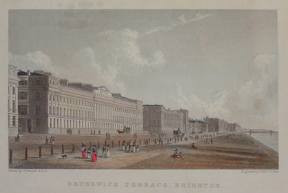 Print - Brunswick Terrace, Brighton - Finden