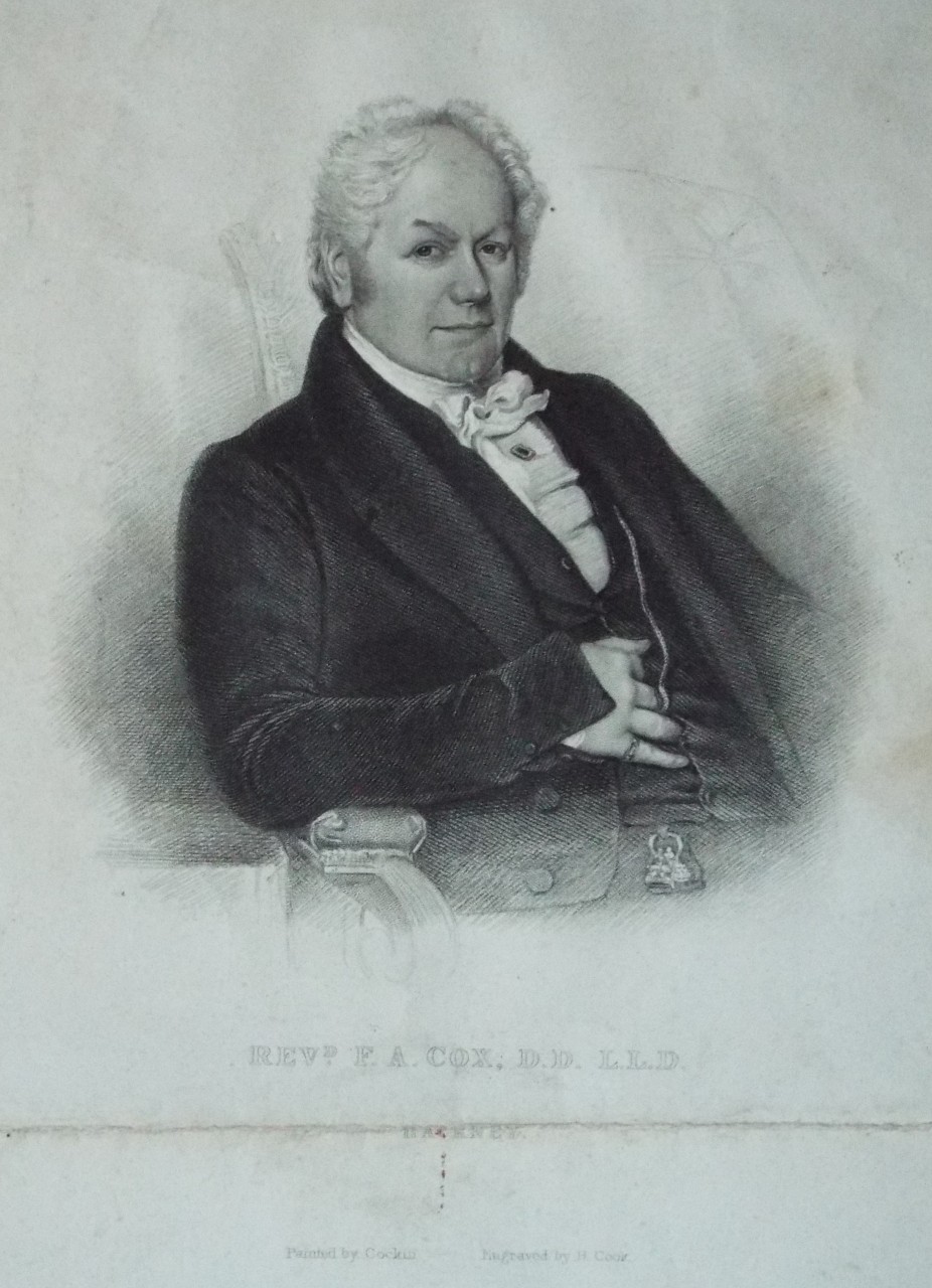 Print - Revd. F. A. Cox, D.D. L.L.D.