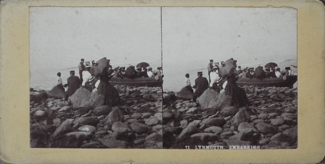 Photograph - Lynmouth Embarking