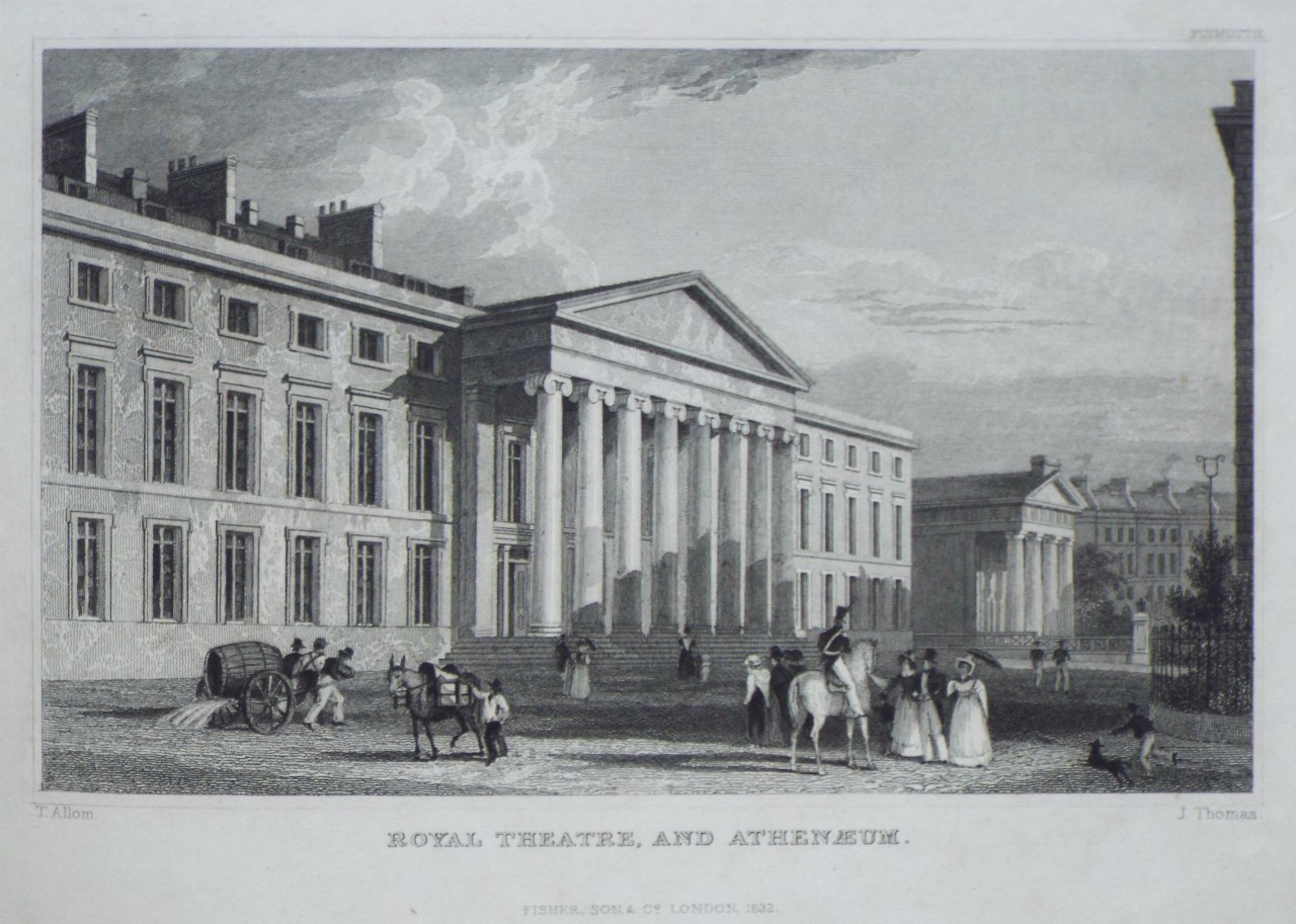 Print - Royal Theatre, and Athenaeum. - Thomas