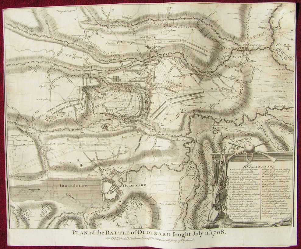 Map of Oudenard