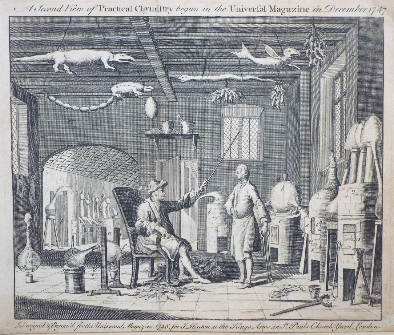 Print - A Second View of Practical Chymistry begun in the Universal Magazine in December, 1747.