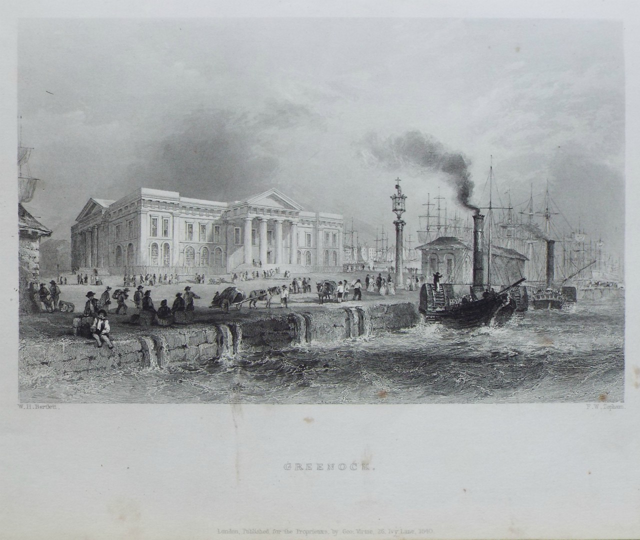 Print - Greenock. - Topham