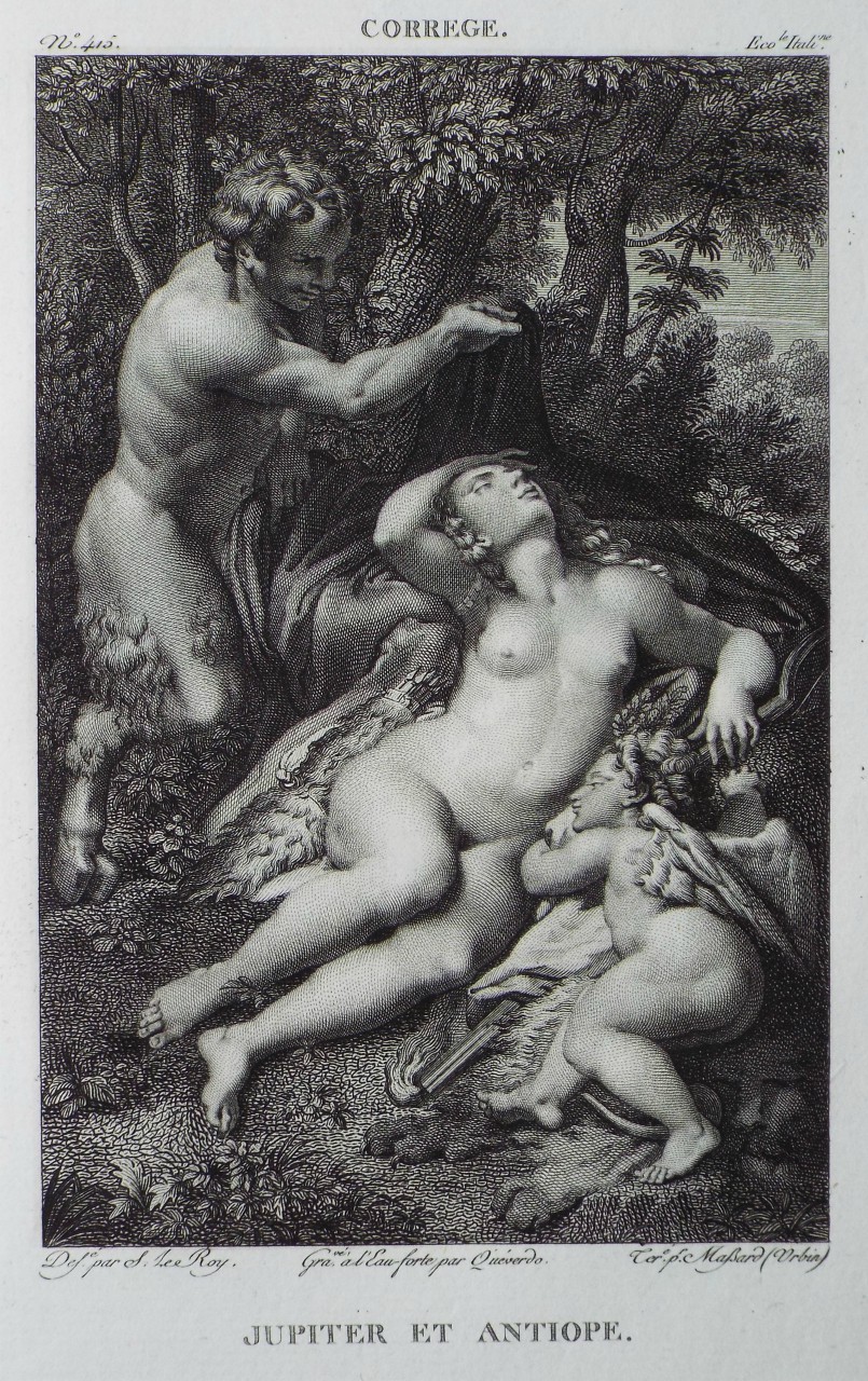 Print - Jupiter et Antiope.