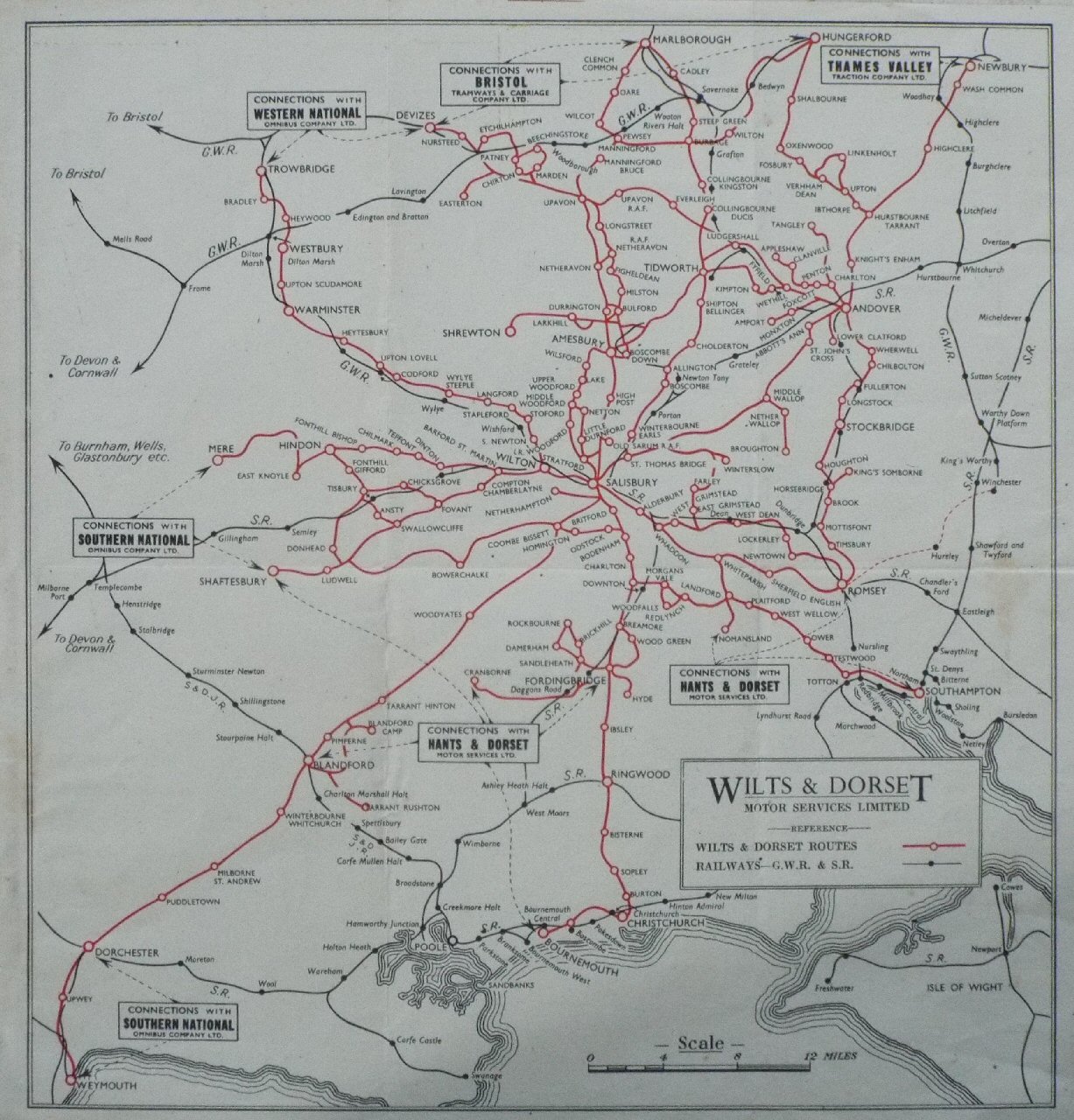 Map of Wiltshire