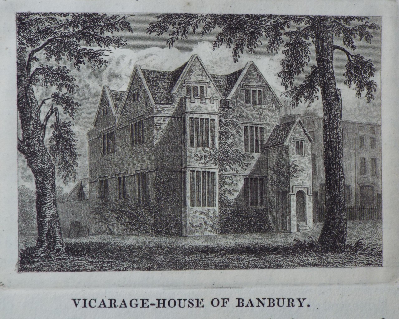 Print - Vicarage-House of Banbury.