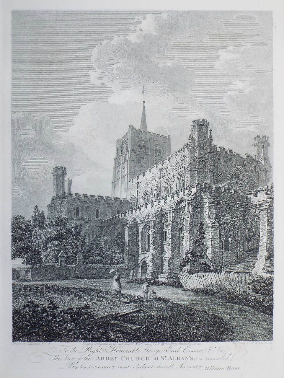 Print - Abbey Church at St. Albans - Byrne