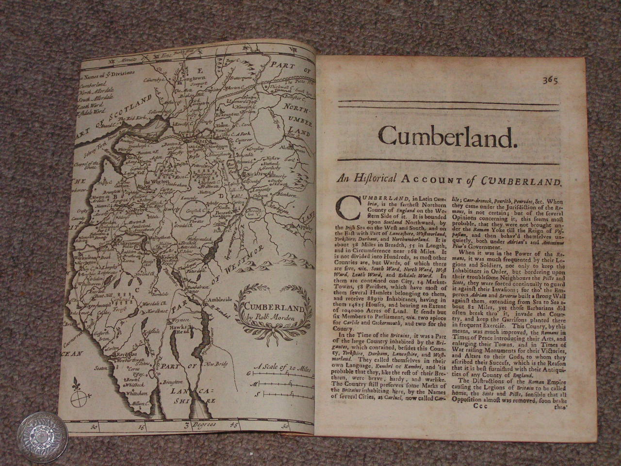Book - Magna Britannia - Cumberland