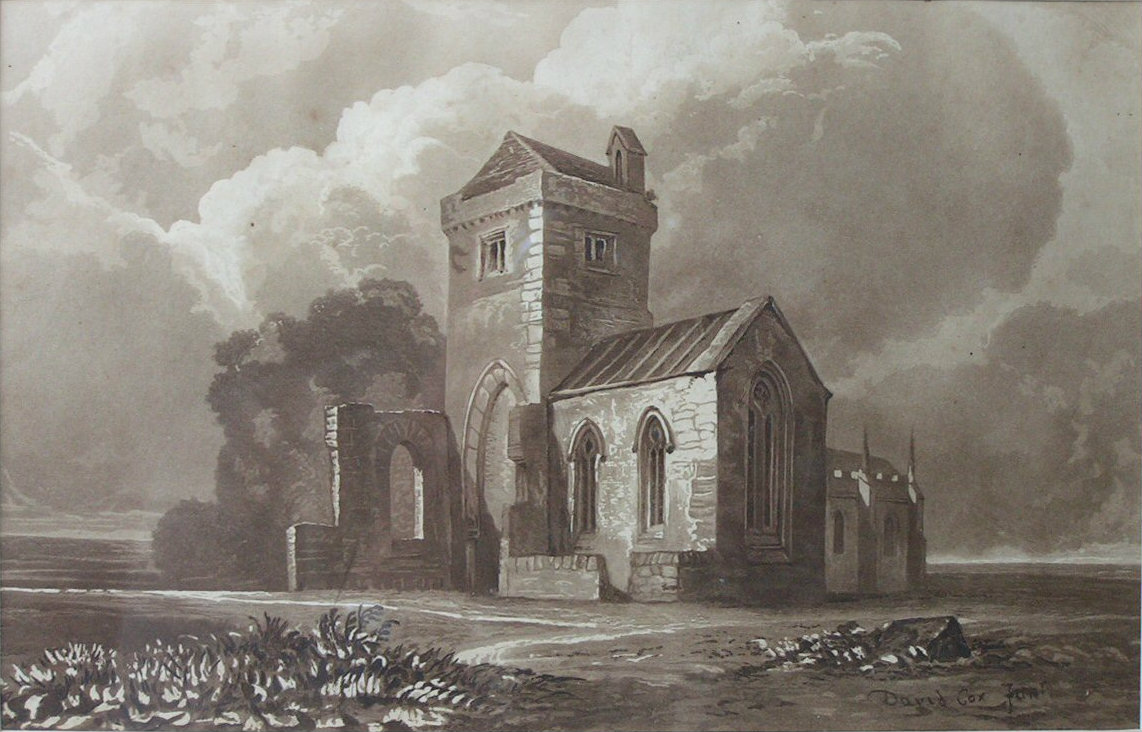 Aquatint - (Beaucliff Abbey)