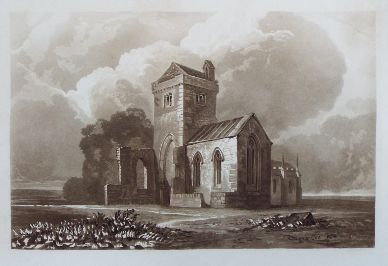 Aquatint - (Beauchief Abbey)