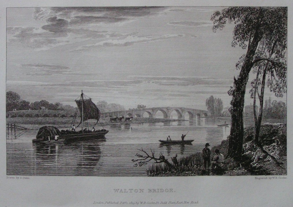 Print - Walton Bridge - Cooke