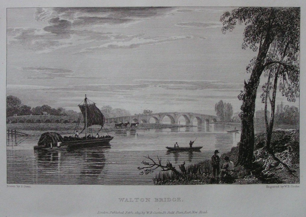 Print - Walton Bridge - Cooke