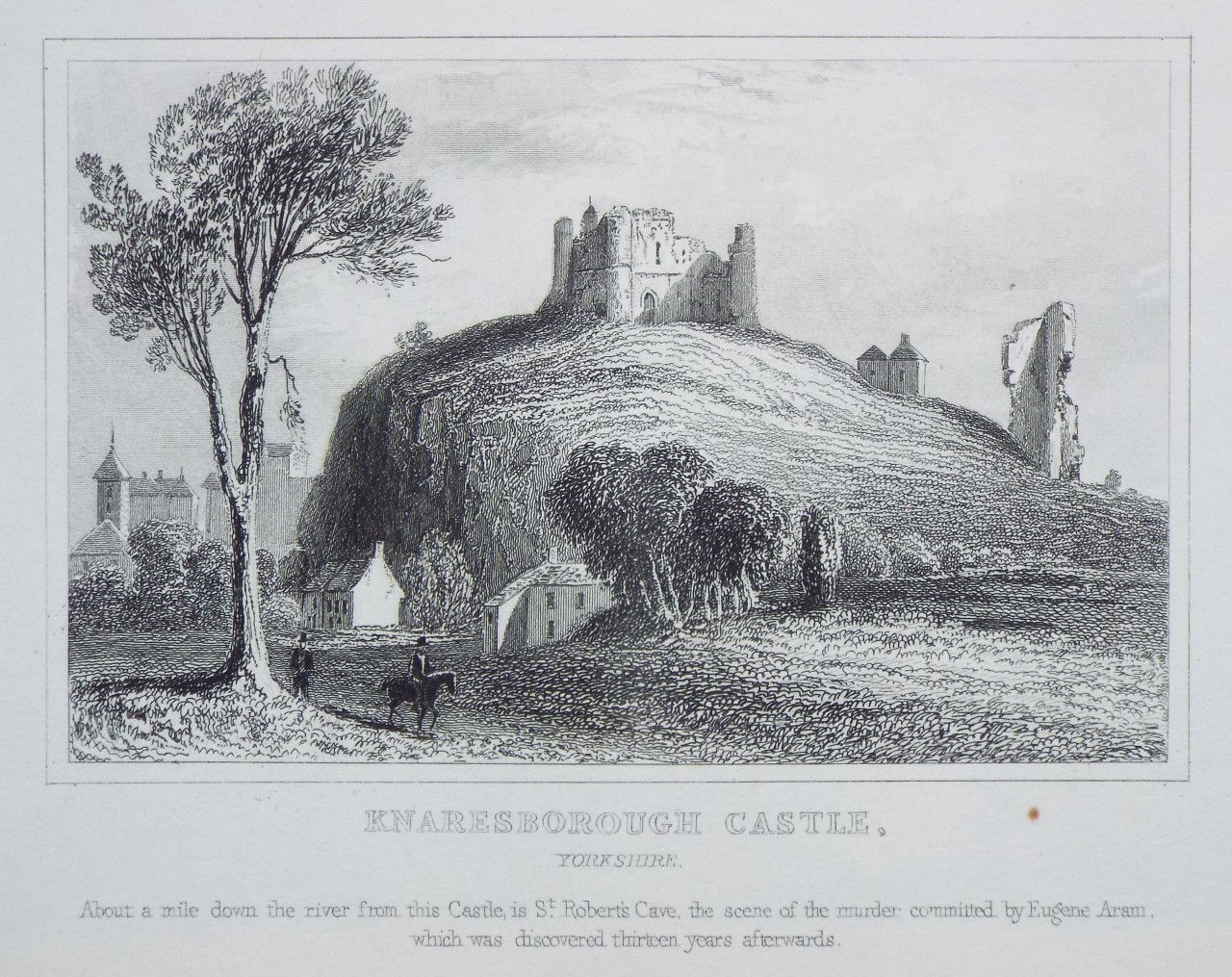 Print - Knaresborough Castle, Yorkshire.