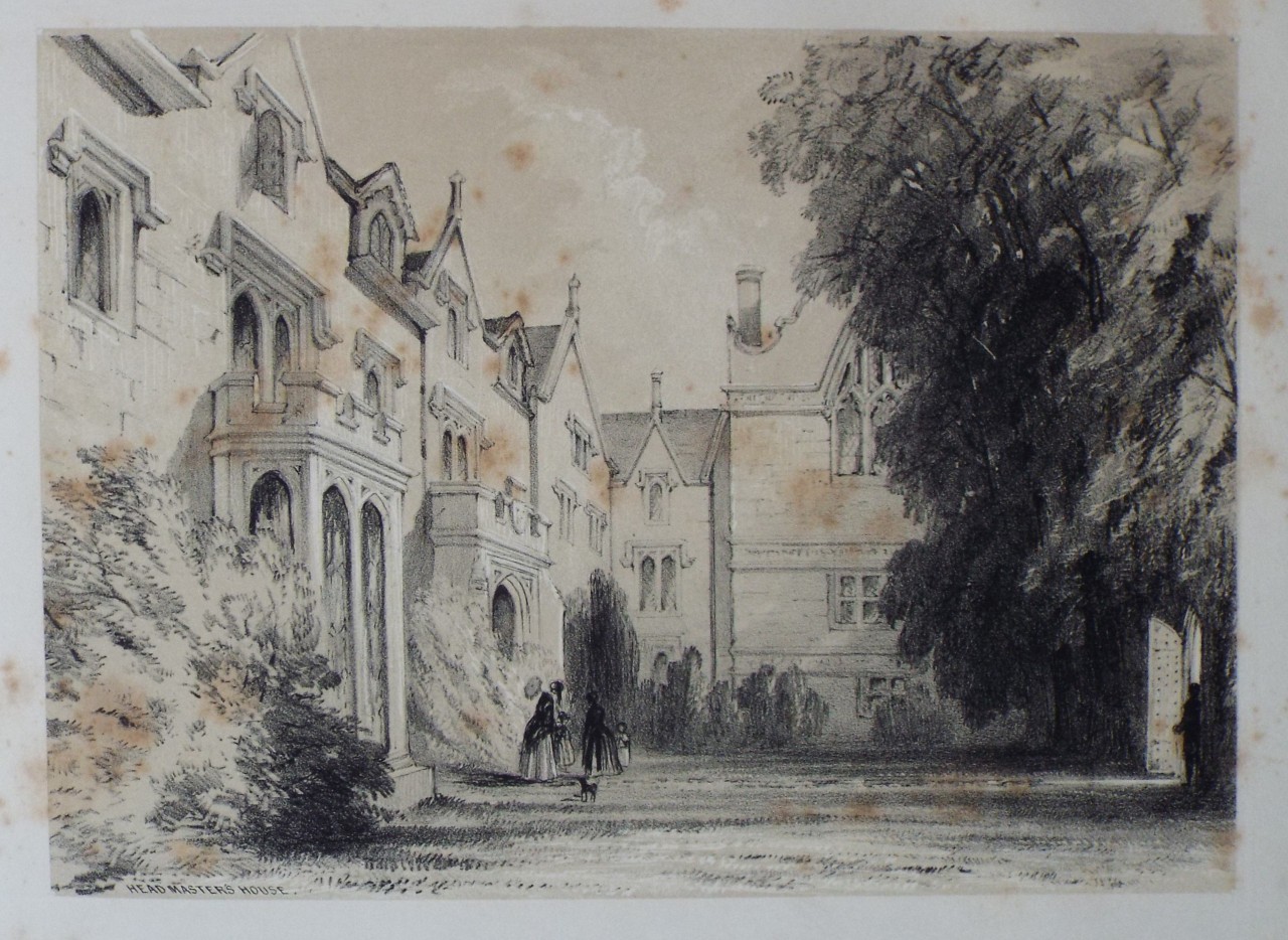 Lithograph - Head Master's House. - Radclyffe