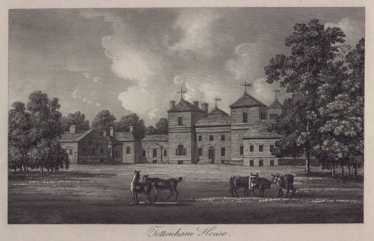 Aquatint - Tottenham House - Robertson